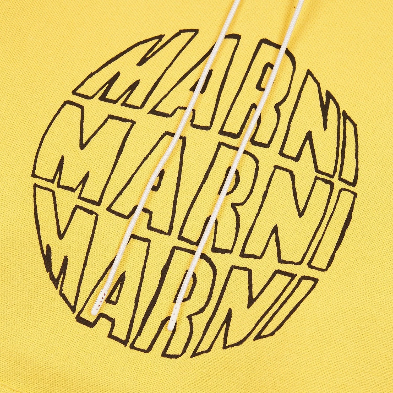 Marni Circular Logo Hoodie | Maize 4 Marni Circular Logo Hoodie | Maize - Image 2
