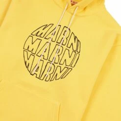 Marni Circular Logo Hoodie | Maize 8 Marni Circular Logo Hoodie | Maize -Daily Fashion circular logo hoodie maize 799458