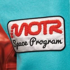 Classic Varsity Jacket | Cyan Blue -Daily Fashion classic varsity jacket cyan blue 427294