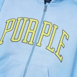 Collegiate Zip-Up Hoodie | Blue -Daily Fashion collegiate zip up hoodie blue 214068