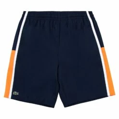 Lacoste Color Block Short | Navy/Mandarin