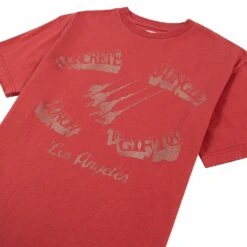 Concrete Jungle Tee | Crimson -Daily Fashion concrete jungle tee crimson 129071