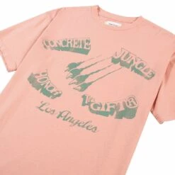 Concrete Jungle Tee | Peach -Daily Fashion concrete jungle tee peach 893147