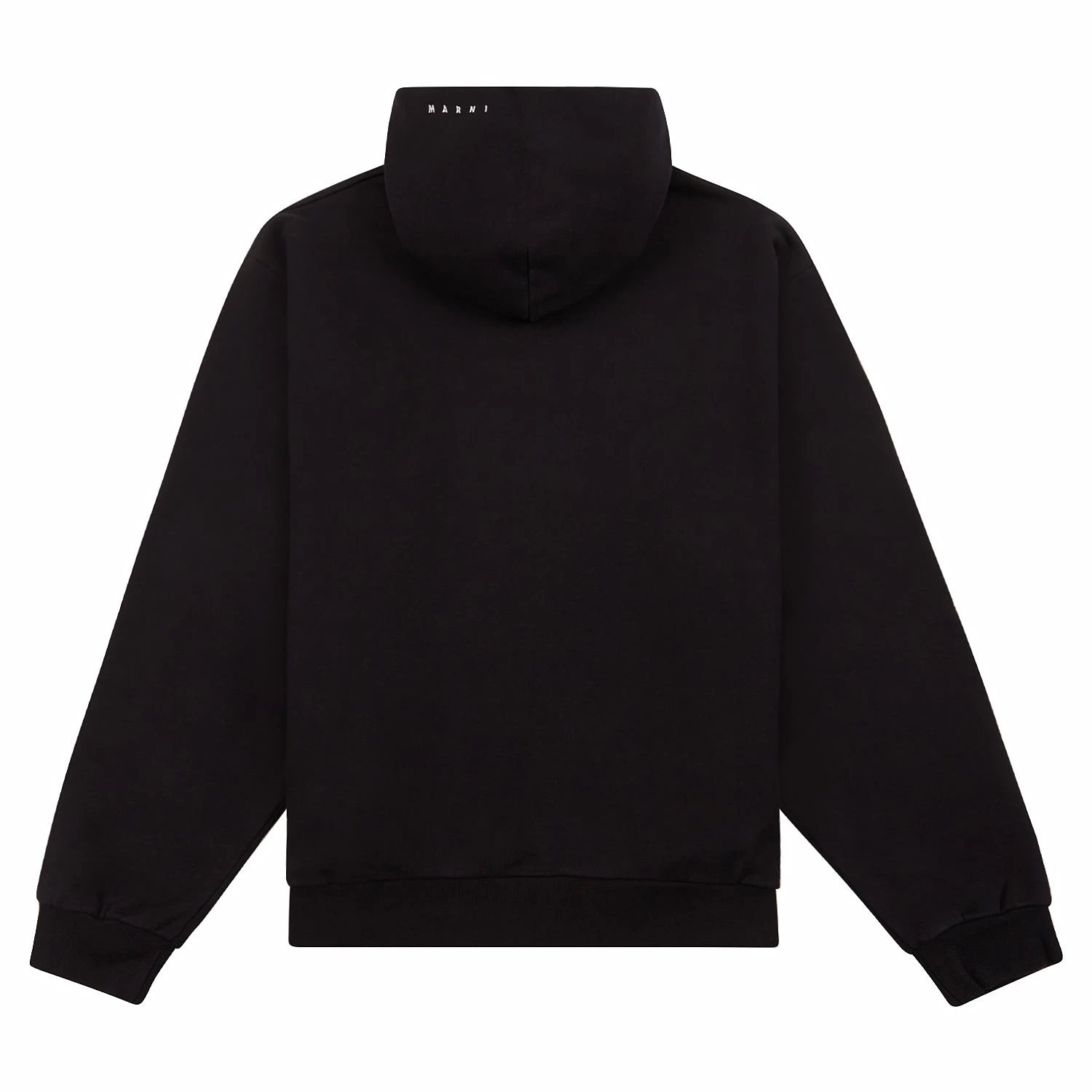 Marni Cuffs Brushed Hoodie | Black 6 Marni Cuffs Brushed Hoodie | Black - Image 4