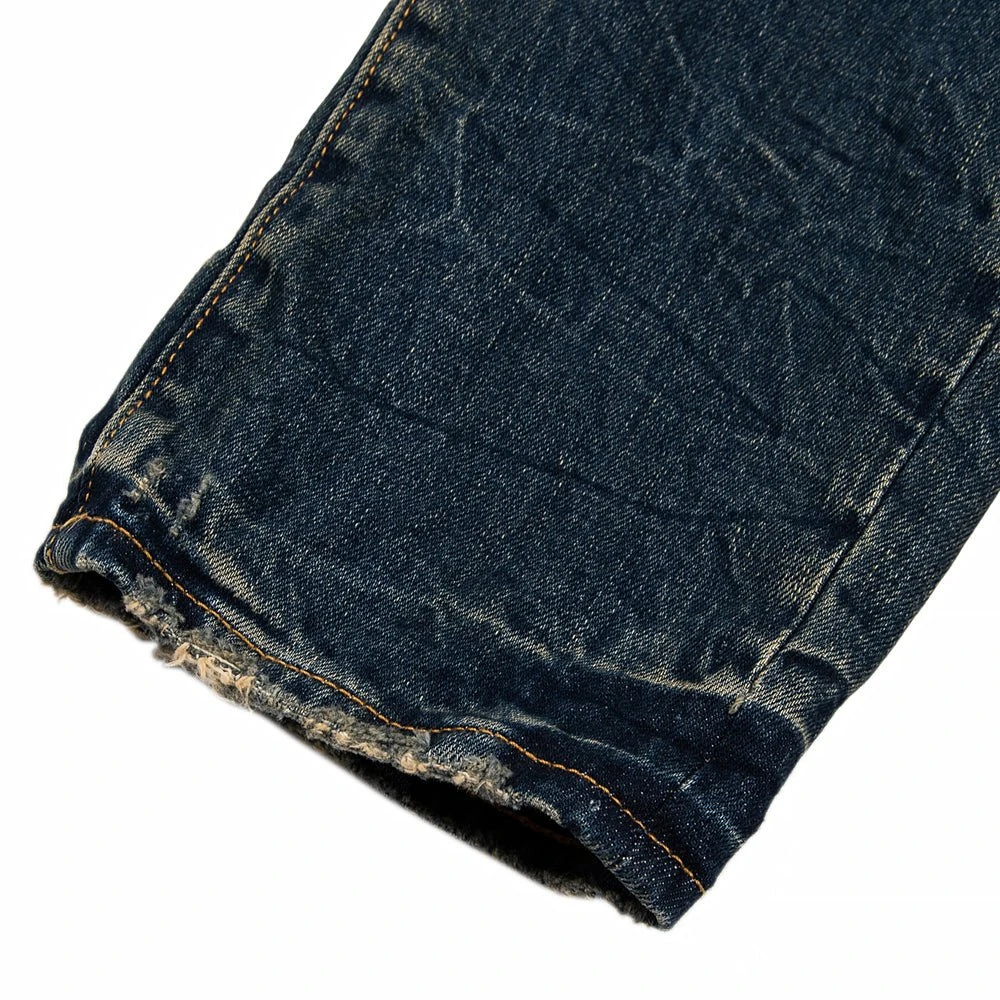 Dark Dirty Indigo Abrasions Denim 5 Dark Dirty Indigo Abrasions Denim - Image 3