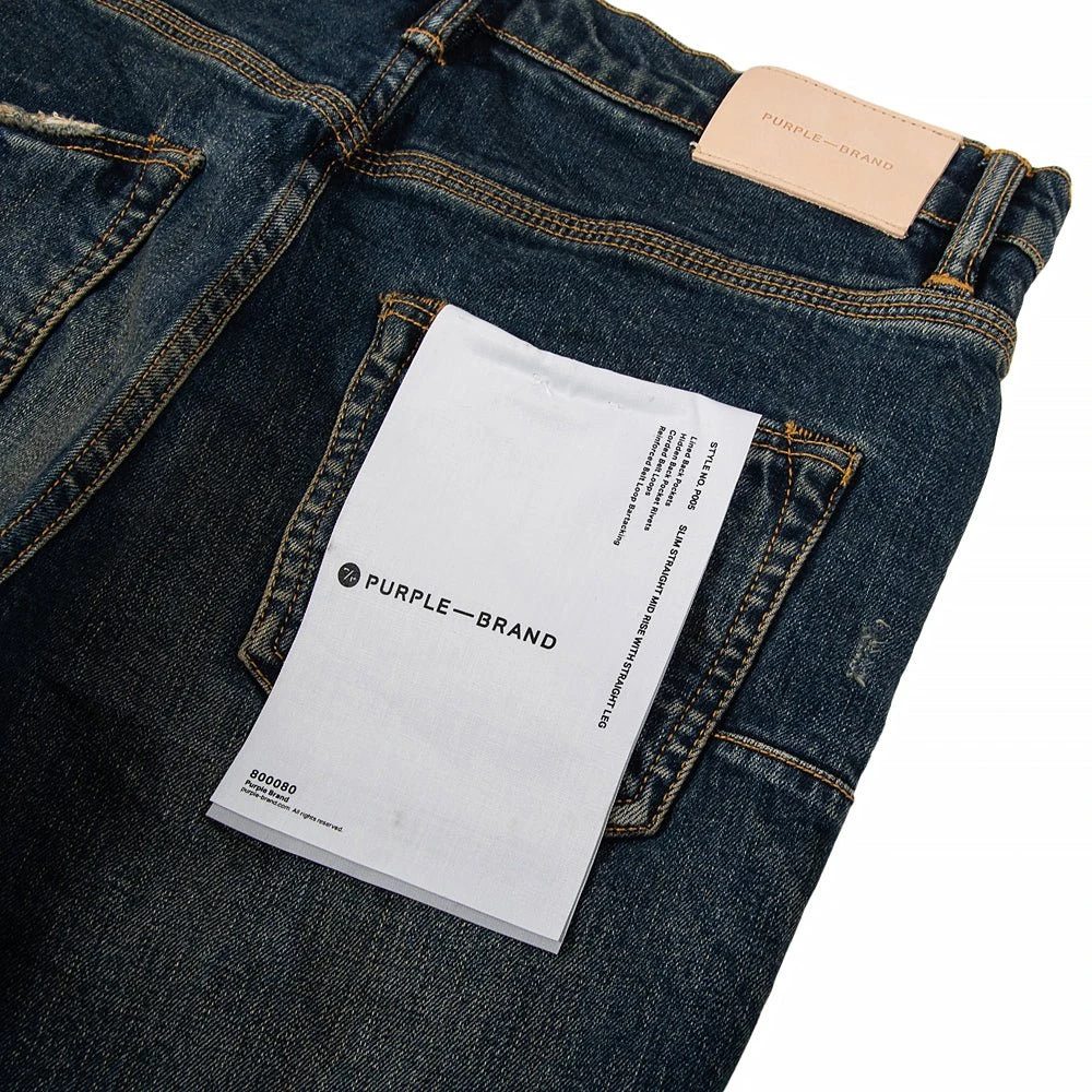 Dark Dirty Indigo Abrasions Denim 6 Dark Dirty Indigo Abrasions Denim - Image 4