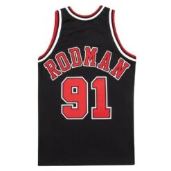 Dennis Rodman 1997 Auth Chicago Bulls Jersey | Black -Daily Fashion dennis rodman 1997 auth chicago bulls jersey black 270831