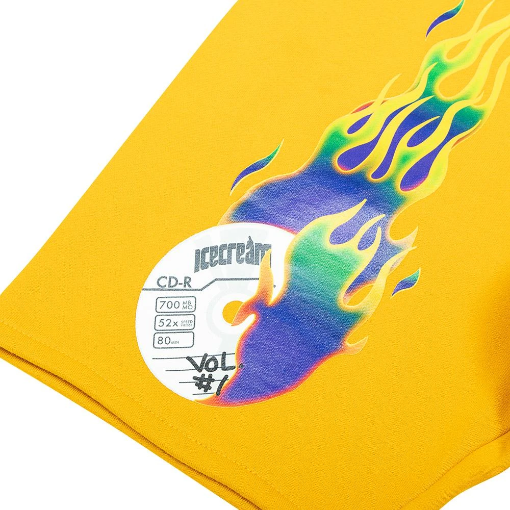 Disc Sweatshorts | Golden Yellow 5 Disc Sweatshorts | Golden Yellow - Image 3