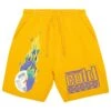 Disc Sweatshorts | Golden Yellow 2 Disc Sweatshorts | Golden Yellow -Daily Fashion disc sweatshorts golden yellow 582528