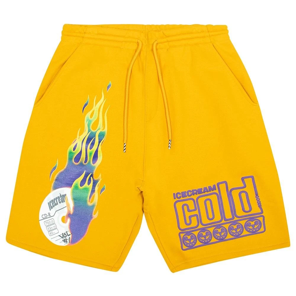 Disc Sweatshorts | Golden Yellow 3 Disc Sweatshorts | Golden Yellow