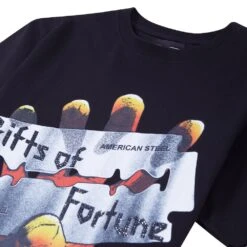 Double Edge Tee | Black -Daily Fashion double edge tee black 399546