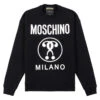 MOSCHINO Double Question Mark Sweatshirt | Fantasy Black -Daily Fashion double question mark sweatshirt fantasy black 182480