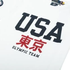ECOFAST Pure Team USA Jersey T-Shirt | White 9 ECOFAST Pure Team USA Jersey T-Shirt | White -Daily Fashion ecofast pure team usa jersey t shirt white 224573