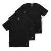 Essential 3 Pack Tees | Black 2 Essential 3 Pack Tees | Black -Daily Fashion essential 3 pack tees black 950592