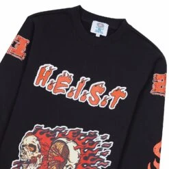 Faceoff Sweatshirt | Orange -Daily Fashion faceoff sweatshirt orange 164504