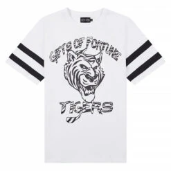 Fighting Tiger Chunky Tee | White