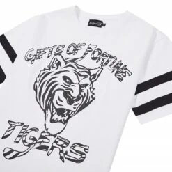 Fighting Tiger Chunky Tee | White -Daily Fashion fighting tiger chunky tee white 997171