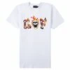 Flaming Skull Tee | White -Daily Fashion flaming skull tee white 852050