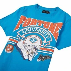 Fortune University Tee | Blue -Daily Fashion fortune university tee blue 704801