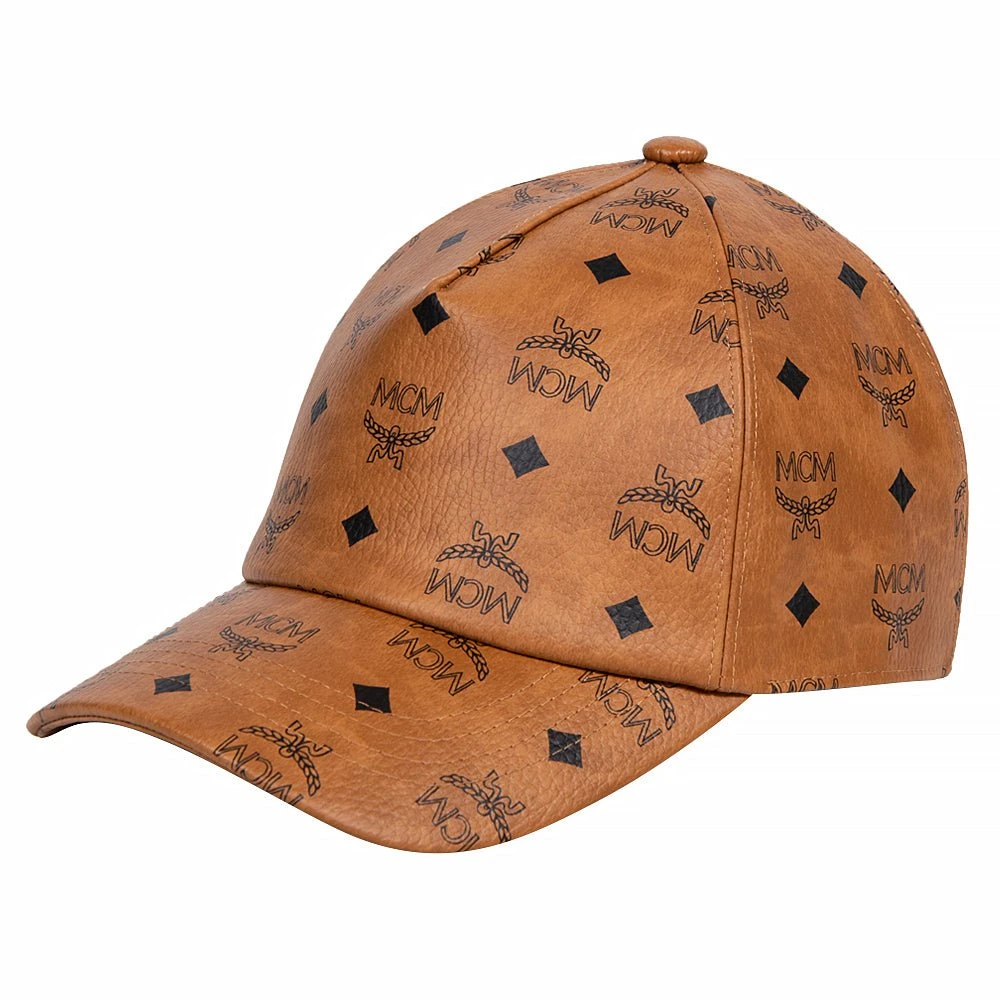 MCM Full Visetos Monogram Hat | Cognac 5 MCM Full Visetos Monogram Hat | Cognac - Image 3