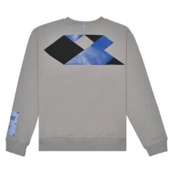 Gris Sweatshirt | Grey -Daily Fashion gris sweatshirt grey 513642