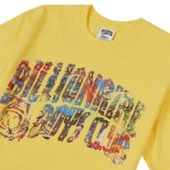 Billionaire Boys Club Hand Scribble Arch Tee | Lemon Drop -Daily Fashion hand scribble arch tee lemon drop 279542