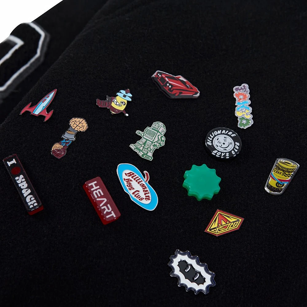 Billionaire Boys Club Helmet Varsity Jacket | Black 6 Billionaire Boys Club Helmet Varsity Jacket | Black - Image 4