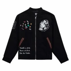 Billionaire Boys Club Helmet Varsity Jacket | Black