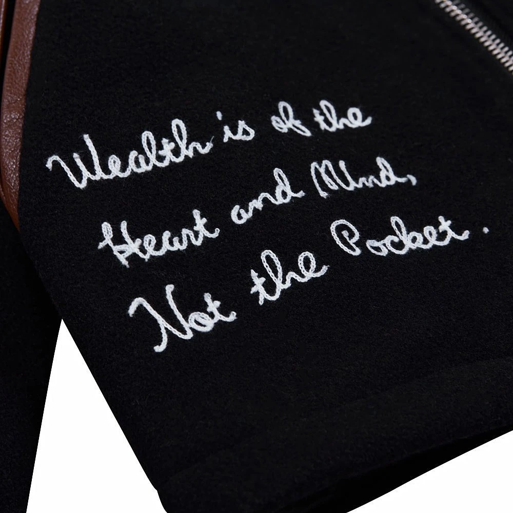 Billionaire Boys Club Helmet Varsity Jacket | Black 8 Billionaire Boys Club Helmet Varsity Jacket | Black - Image 6