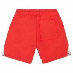 Heritage Panel Short | Red -Daily Fashion heritage panel short red 723374