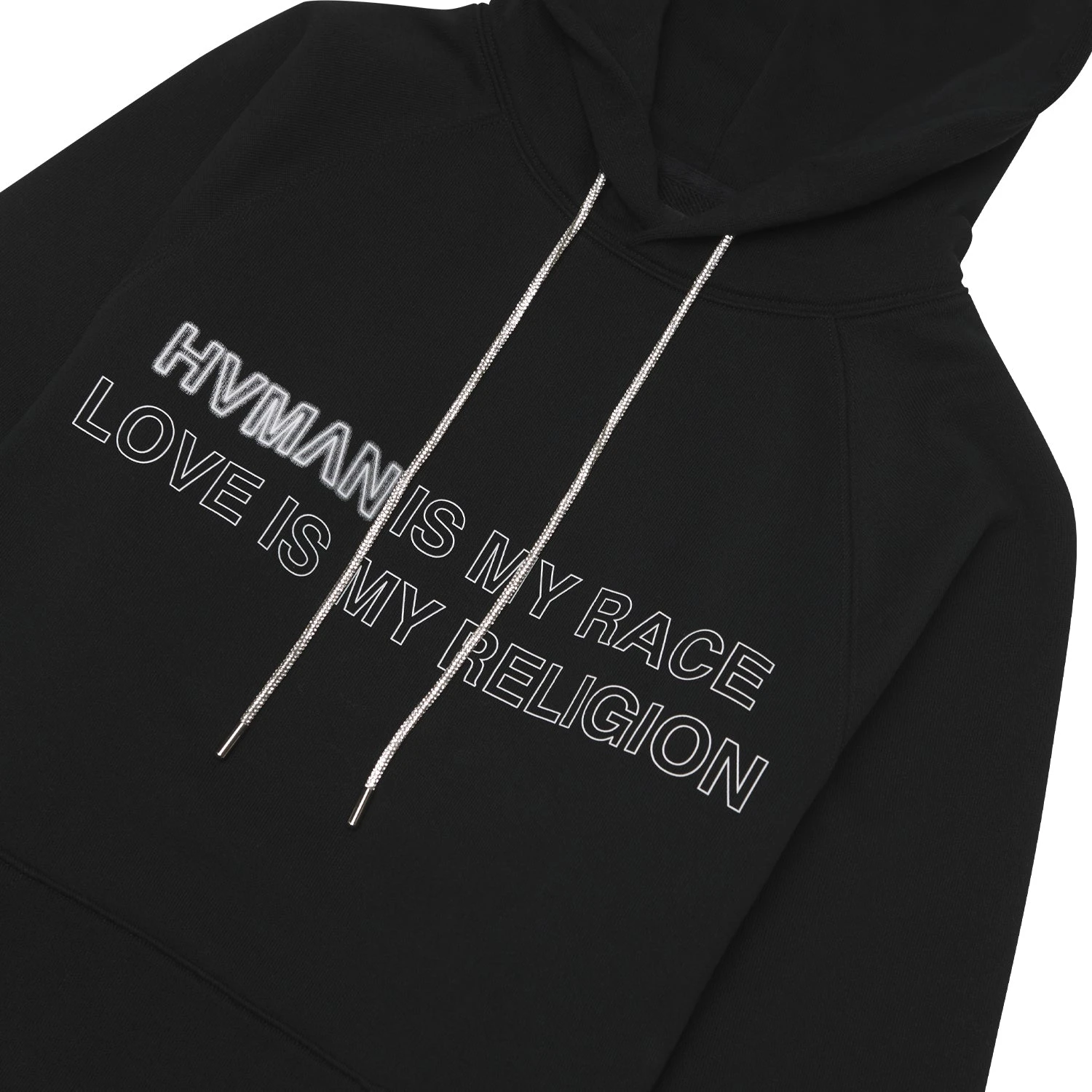 Hvman Love Hoodie | Black 6 Hvman Love Hoodie | Black - Image 4