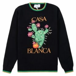 Casablanca Intarsia Sweater | Cactus Et Orange