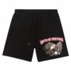 Iron Bird Sweatshort | Black -Daily Fashion iron bird sweatshort black 431131