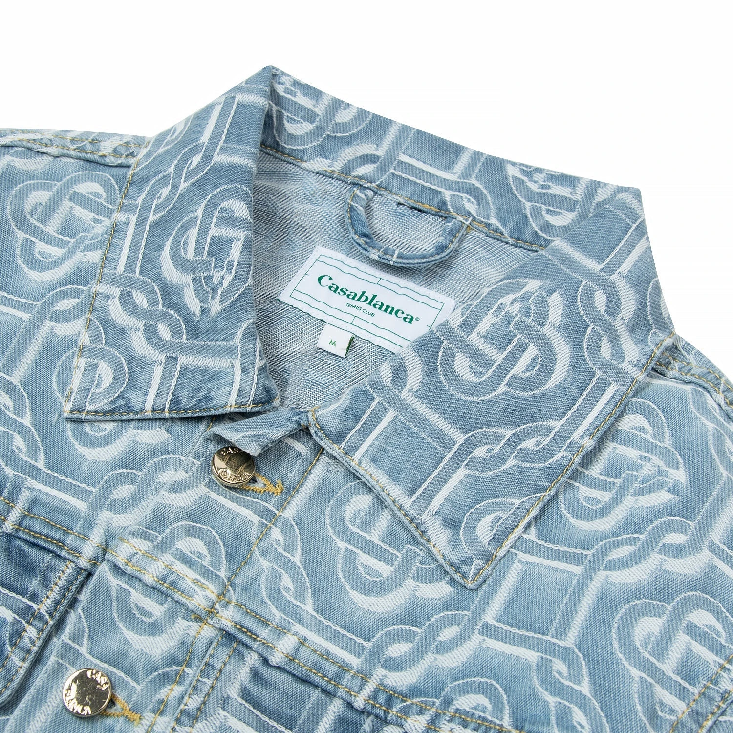 Casablanca Jacquard Denim Jacket 5 Casablanca Jacquard Denim Jacket - Image 3