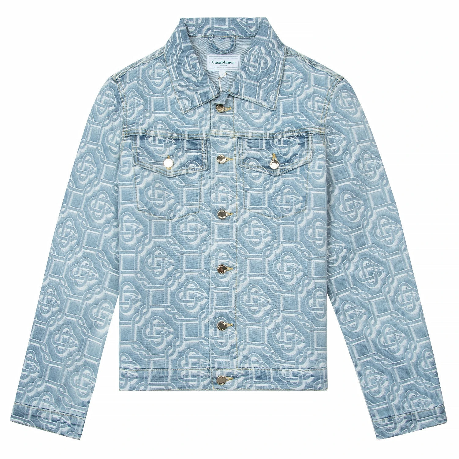 Casablanca Jacquard Denim Jacket 3 Casablanca Jacquard Denim Jacket