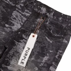 Jacquard Straight Leg Denim | Black -Daily Fashion jacquard straight leg denim black 527608