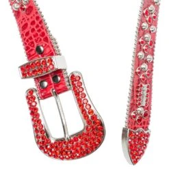 Jimmy Belt | Red -Daily Fashion jimmy belt red 458254