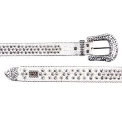 Jimmy Belt | White -Daily Fashion jimmy belt white 170254