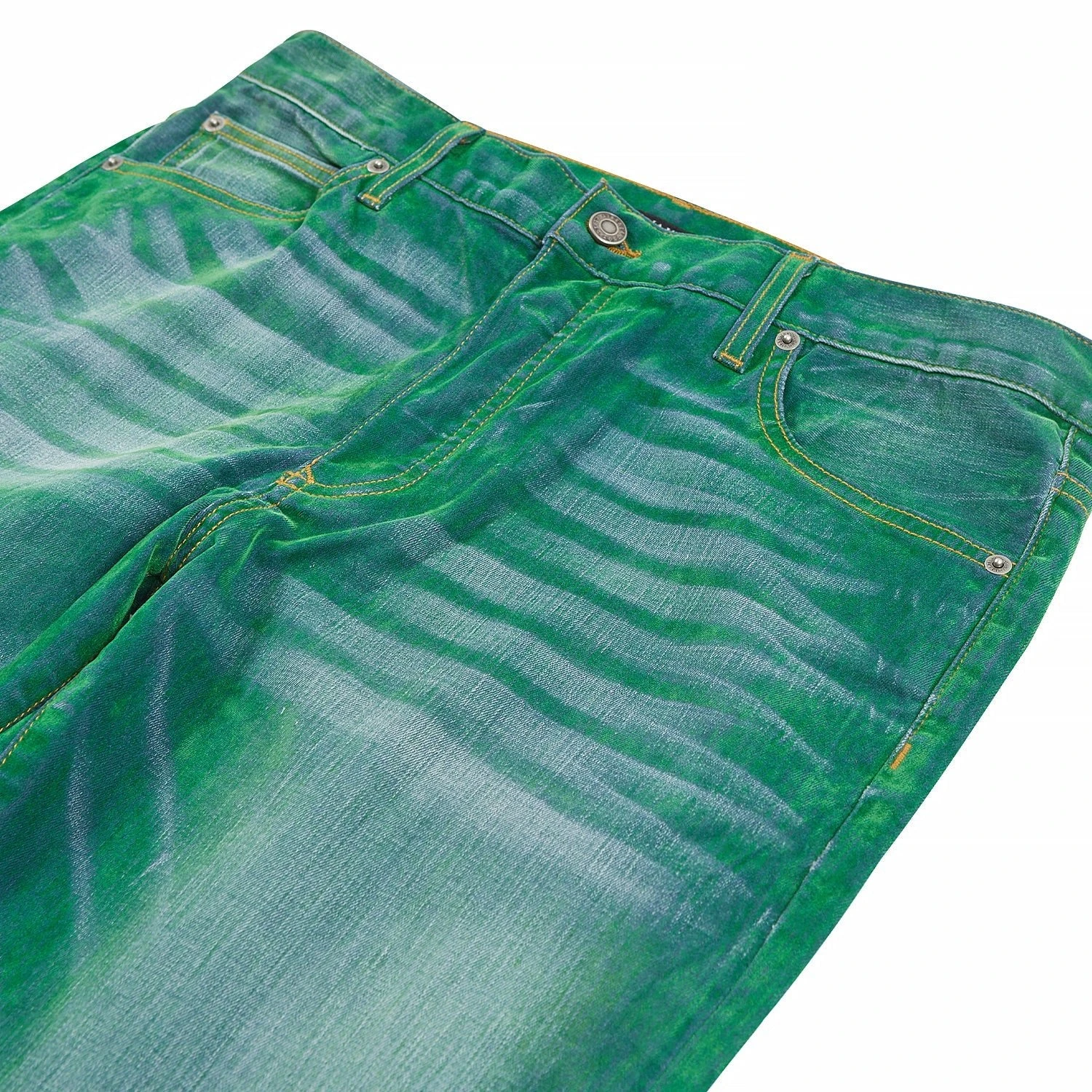 Jimmy Velvet Flare Denim | De Niro Green 4 Jimmy Velvet Flare Denim | De Niro Green - Image 2