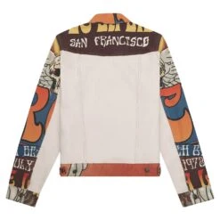 Johnny Wings Print Canvas Trucker Jacket | Brown 8 Johnny Wings Print Canvas Trucker Jacket | Brown -Daily Fashion johnny wings print canvas trucker jacket brown 382776