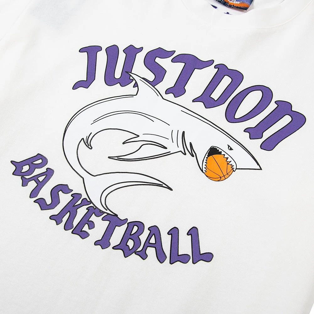 Just Don B-Ball Tee | White 5 Just Don B-Ball Tee | White - Image 3
