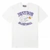 Just Don B-Ball Tee | White -Daily Fashion just don b ball tee white 290621
