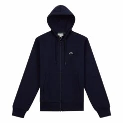 Lacoste Kangaroo Pocket Hoodie | Navy Blue
