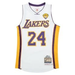 Kobe Bryant 09/10 Auth LA Lakers Jersey | White