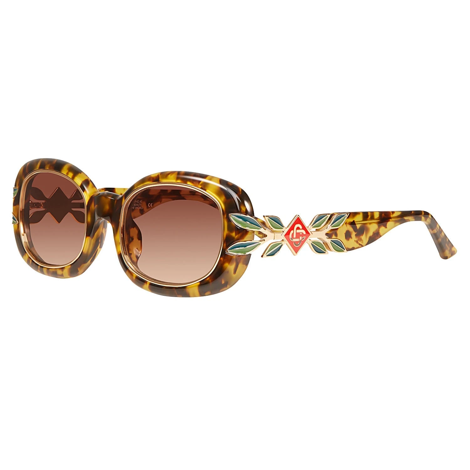 Casablanca Laurel Oval Sunglasses 3 Casablanca Laurel Oval Sunglasses