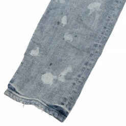 Light Indigo Acid Bleach Denim -Daily Fashion light indigo acid bleach denim 809991