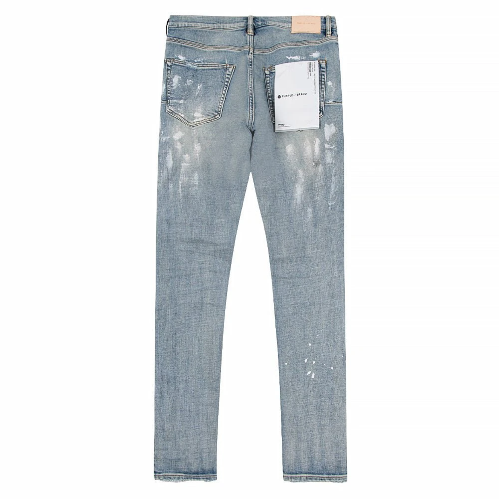 Light Indigo Paint Blowout Denim 7 Light Indigo Paint Blowout Denim - Image 5