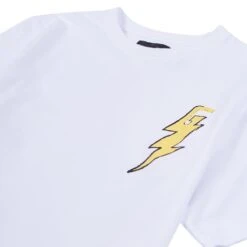 Lighting Skull Tee | White -Daily Fashion lighting skull tee white 272376