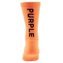 Logo Crew Sock | Orange -Daily Fashion logo crew sock orange 613512