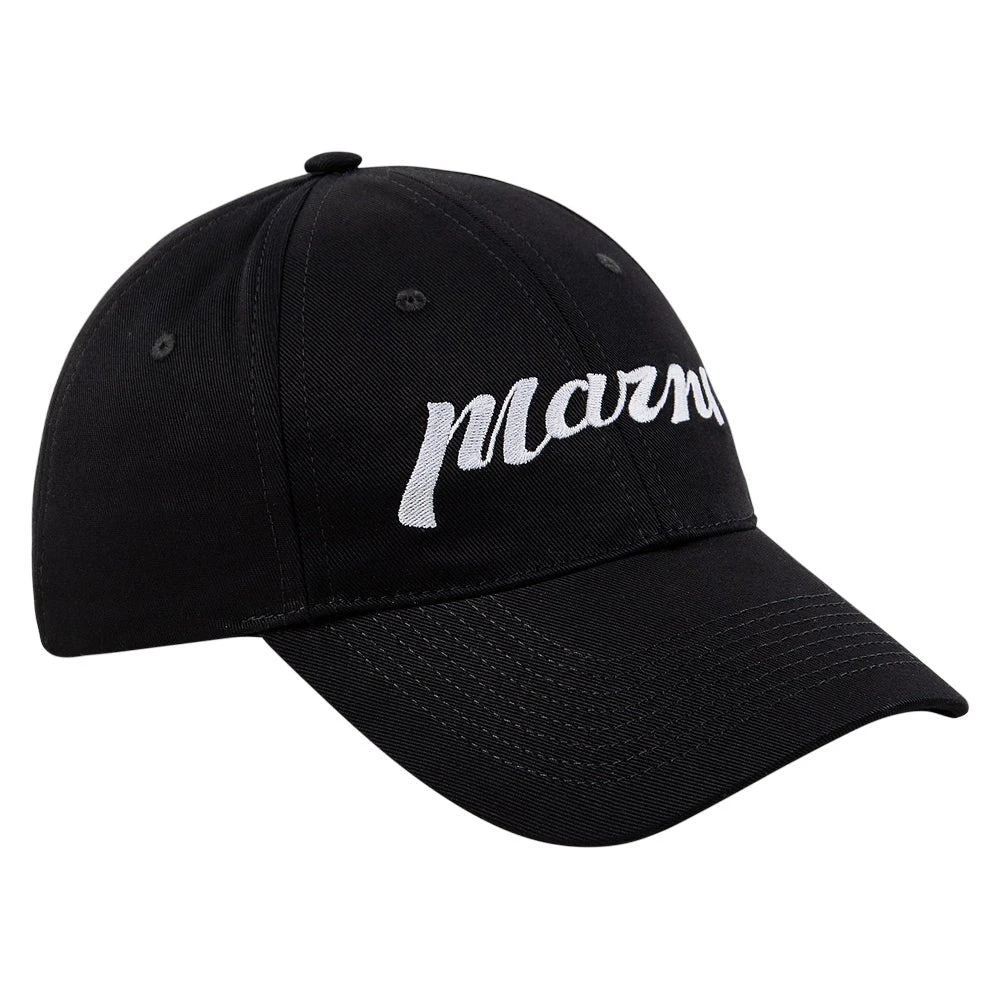 Marni Logo Hat | Black 5 Marni Logo Hat | Black - Image 3